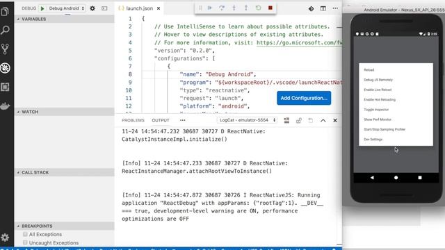 How to Setup and Debug React Native App. смотреть онлайн