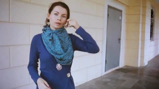 Как красиво завязывать платки, шарфы, шали и палантины смотреть онлайн