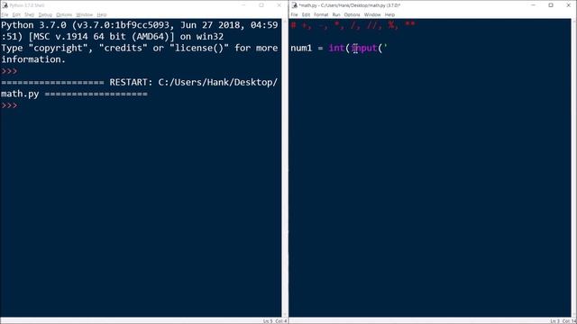 Python Tutorial: Math operators смотреть онлайн