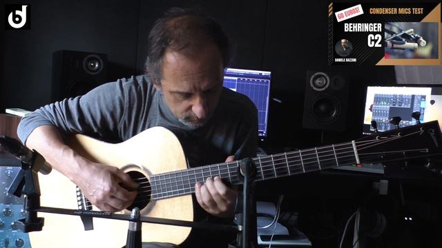 Recording acoustic guitar at home - Behringer C2 - Test смотреть онлайн