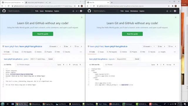 Jekyll Blog Development Tutorial on GitHub Pages Example смотреть онлайн