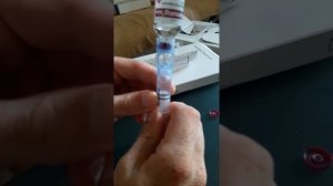 Наполнение резервуара инсулином