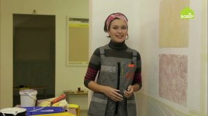 ДЕКОРИРУЕМ СТЕНЫ: наносим штукатурку по сетке и по целлофану