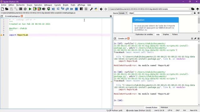 Comment Installer des Modules avec Python смотреть онлайн