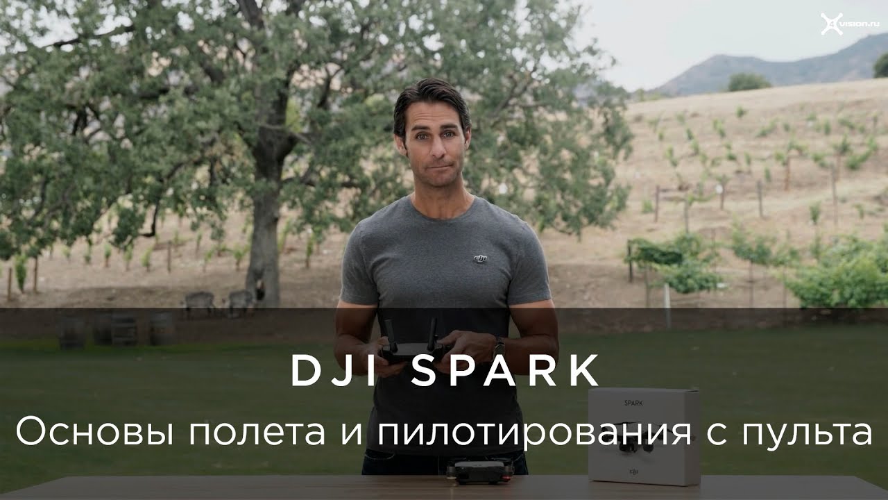 DJI – Инструкции Spark – Основы полета и пилотирования с пульта.mp4