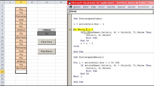 Excel VBA intermediário 15 - Do While - Busca com critério смотреть онлайн