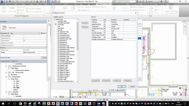 MagiCAD for REVİT object variable BOM Tommi Piitala смотреть онлайн