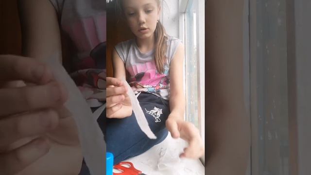 Как сделать резинку для волос из подручных средств смотреть онлайн