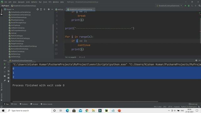 Python break and continue statements | Python break, continue and pass statements with Example|Hind смотреть онлайн