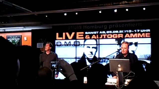 OMD - Maid Of Orleans LIVE From Instore Concert Saturn Hamburg