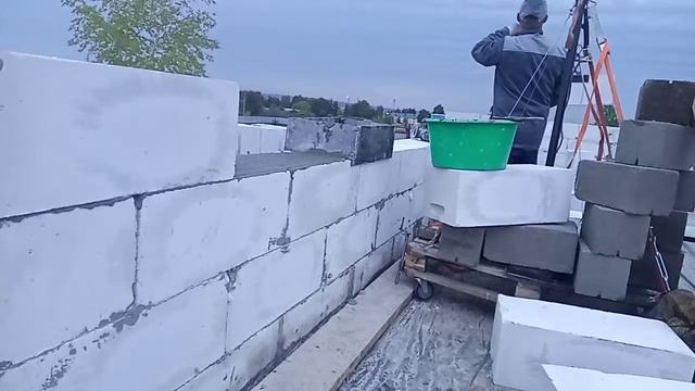 кладка газоблока