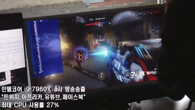 i9 7960X + GTX1070 FE - 오버워치 4사방송시 CPU사용률 смотреть онлайн
