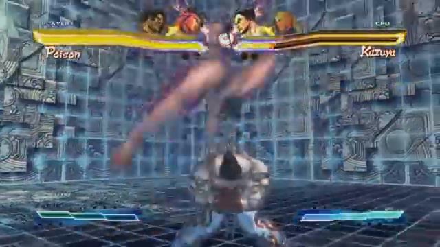 Poison's Super Art and Cross Assault in Street Fighter X Tekken смотреть онлайн