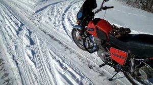 Иж планета 5 зимой