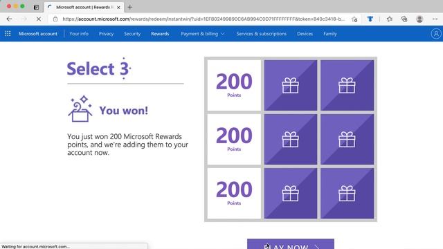 Microsoft rewards select three is not a scam. смотреть онлайн