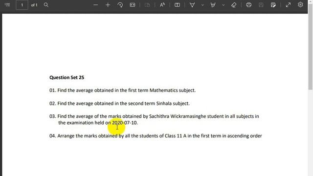How to Use the Average SQL Function | DBMS Question Set 25 | #Kusal_Gunawardana смотреть онлайн