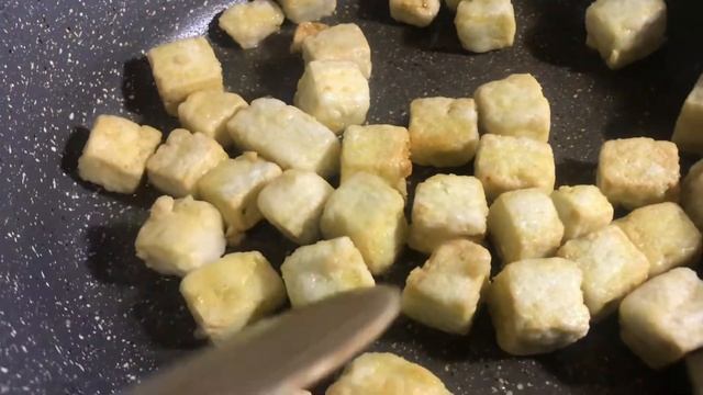 Жарим тофу по-корейски. Crispy Fried Tofu