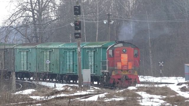 Разнообразие подвижного состава на псковском ж/д узле. Любятовская жд развилка смотреть онлайн