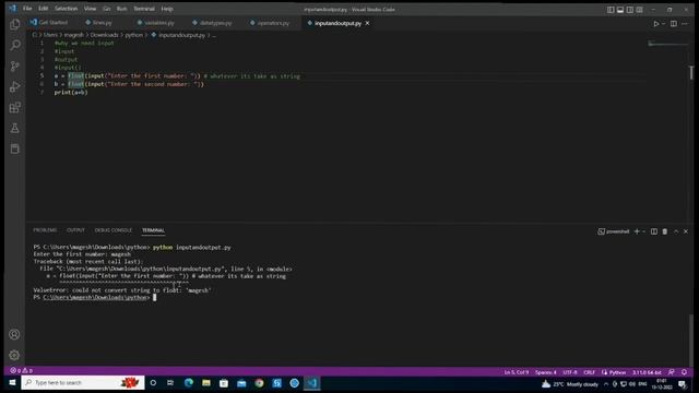 Input and Output in Python - Complete Python Development Series Lesson -8 смотреть онлайн