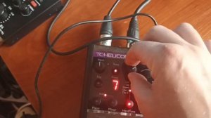 Процессор для вокала TC Helicon Voice Tone Synth, мой тест