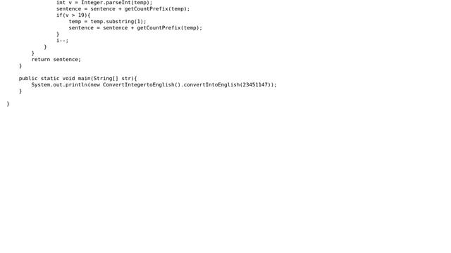 Convert an Integer number to readable format in Java смотреть онлайн
