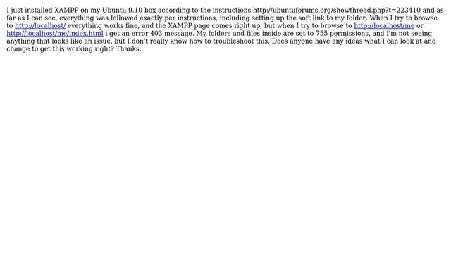 XAMPP error 403 on fresh install (2 Solutions!!) смотреть онлайн