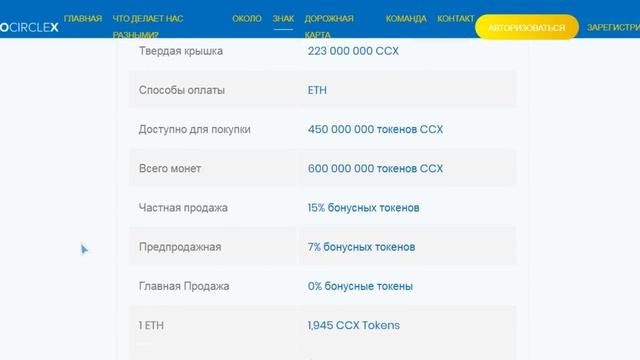 Обзор ICO Crypto Circle X (CCX) смотреть онлайн