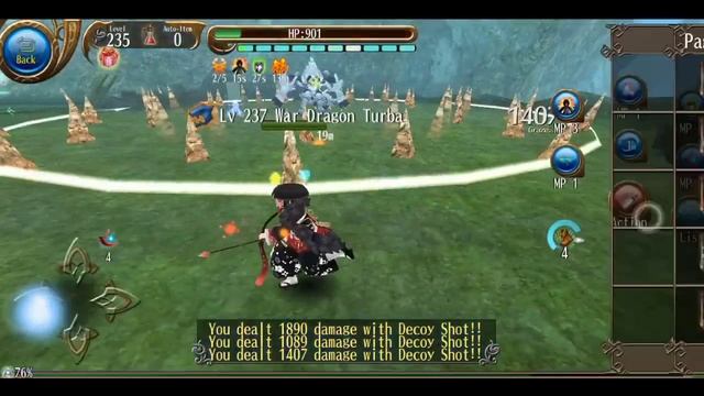 War Dragon Turba Nightmare Solo Bow || Toram Online смотреть онлайн