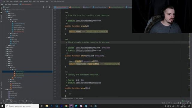 Laravel 8 Пол фреймворка за видео. Eloquent, Resource смотреть онлайн