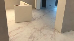 Наливной пол под мрамор