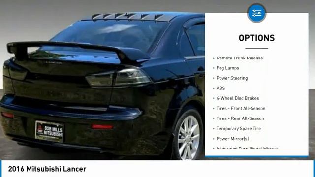 2016 Mitsubishi Lancer 1207HA смотреть онлайн