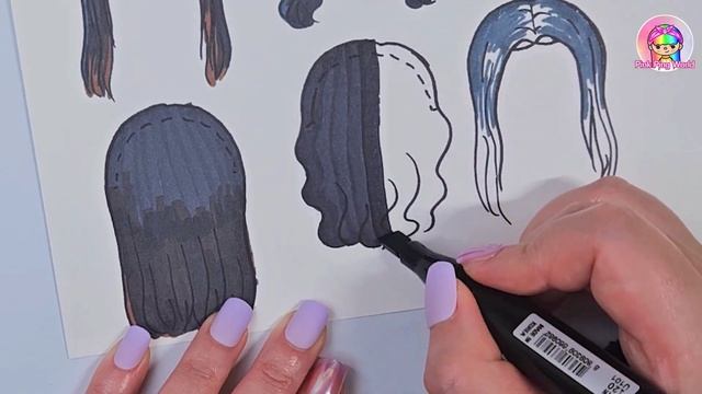 JISOO 'FLOWER' Dresses & Hair Toca Boca Paper Crafts #paperdiy #jisoo #howtodraw