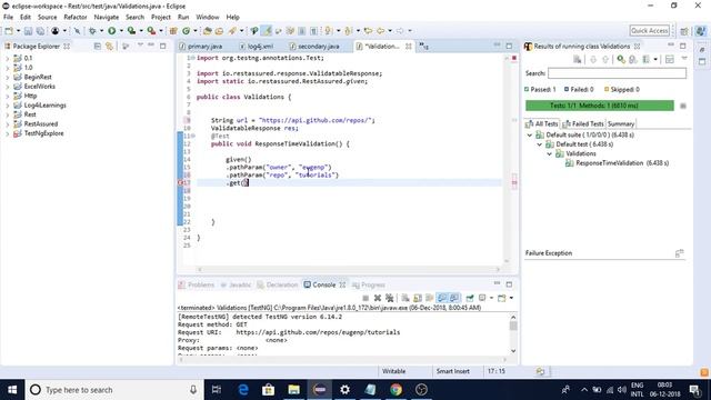 Rest Assured API Testing - Path Parameters смотреть онлайн