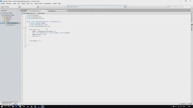 Recreating Pokemon Go's camera in Unity3D #2: Camera as background! смотреть онлайн