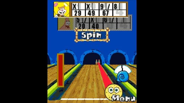 SpongeBob Bowling JAVA GAME (THQ Wireless 2004) FULL WALKTHROUGH смотреть онлайн