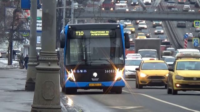 Новый автобус НефАЗ-5299.40-52 с маршрутом Т10 "Самотечная Улица - Метро Нагатинская" смотреть онлайн