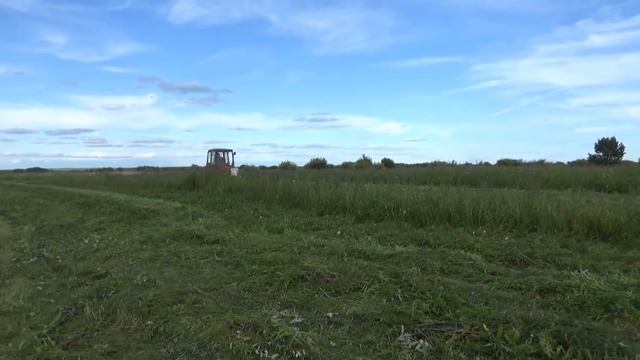 Трактора Т-25 и МТЗ -80 косят снова. Дед за рулём. смотреть онлайн