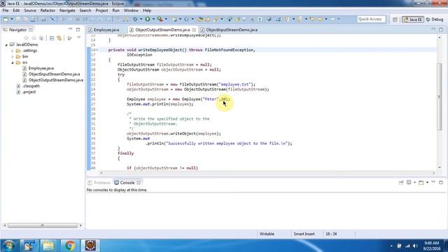 What is Java ObjectOutputStream? | Java Serialization | Java IO | Java Tutorial смотреть онлайн