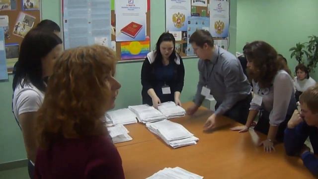 Разбор бюллетеней по голосам за кандидатов. смотреть онлайн