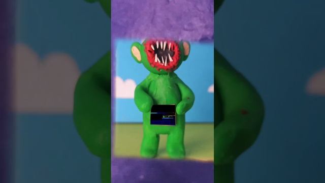 Страшные Монстры Телепузики из пластилина