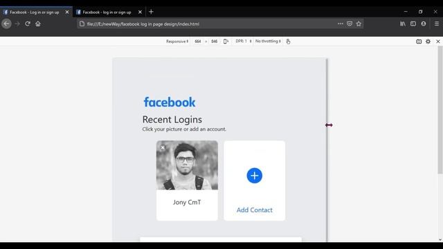 How To Create Facebook Login Sign Up Page design Using HTML, CSS, Bootstrap 5, part 02 || Jony CMT смотреть онлайн