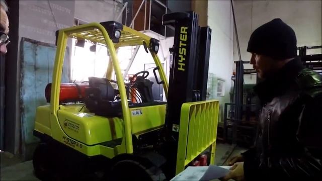 Вилочный погрузчик HYSTER H3.0FT грузоподъемность 3000 кг смотреть онлайн
