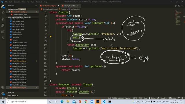 Java Project Lecture - 25 | Multithreading & Producer Consumer Problem смотреть онлайн
