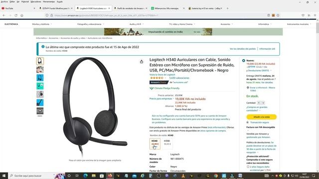 AURICULARES GAMING MAS BARATOS...LOGITECH H-340 PARA YOUTUBE Y FORNITE смотреть онлайн