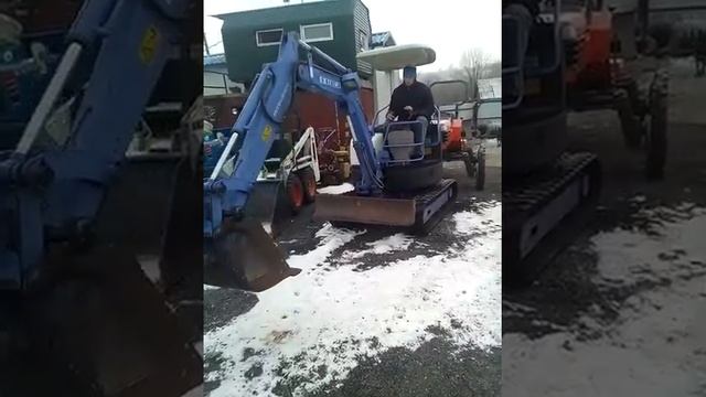 Экскаватор mitsubishi MM20CR запуск -15° смотреть онлайн