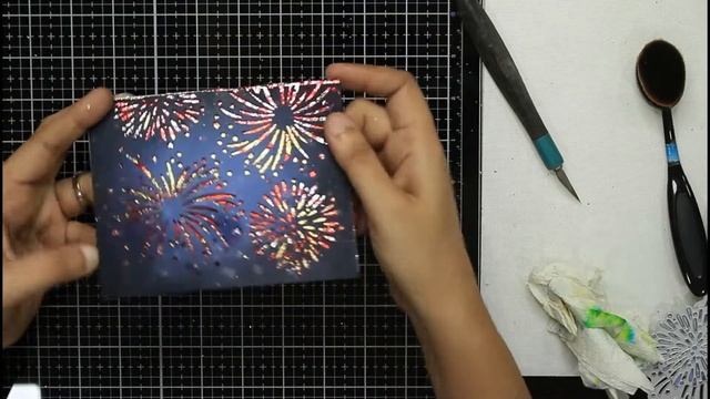 Create custom shiny background (Diwali Cardmaking tutorial) смотреть онлайн