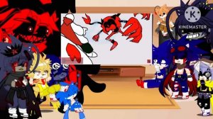 •[]Sonic.EXE Group React To Fatal Error Sans VS Fatal Error Sonic[]•Hop-Hop•
