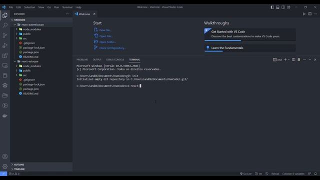 Criando conta no GITHUB - PROJETO REACT NATIVE #2 смотреть онлайн