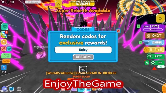NEW UPDATE [EVENT UPDATE] Slashing Simulator ROBLOX | ALL CODES | 8 JULY 2022 смотреть онлайн