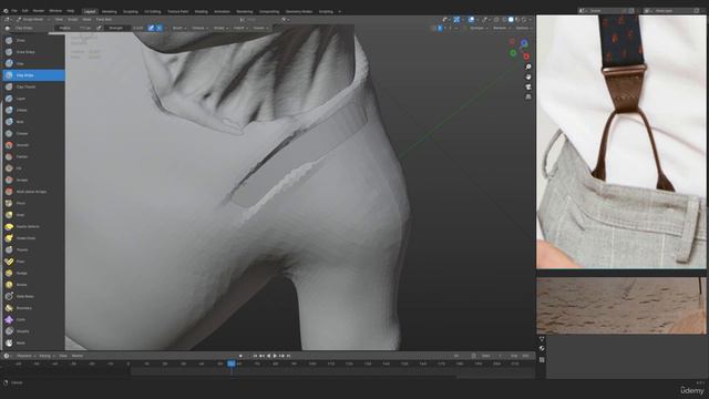 Creating a Hero Weapon for Games - Часть 28 - Suspenders and Wrinkles смотреть онлайн